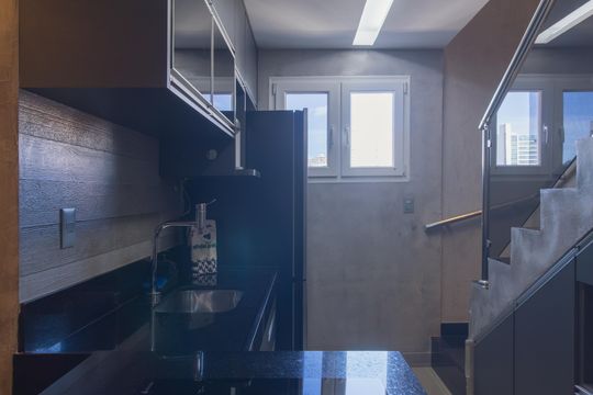 Cozinha de apartamento à venda com 3 quartos, 112m² em Castelo, Belo Horizonte