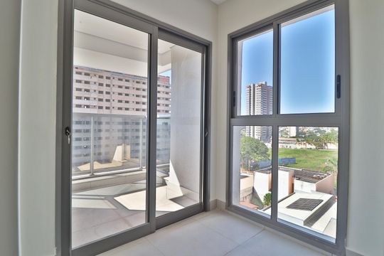 Sala de apartamento para alugar com 2 quartos, 77m² em Patrimônio, Uberlândia