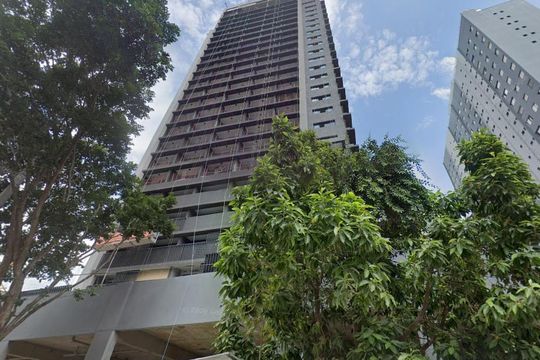 Fachada de apartamento para alugar com 1 quarto, 25m² em Brooklin, São Paulo