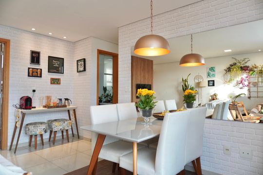 Sala  de apartamento à venda com 3 quartos, 80m² em Santa Ines, Belo Horizonte