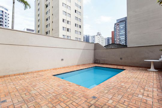 Área comum - Piscina de apartamento à venda com 2 quartos, 90m² em Indianópolis, São Paulo