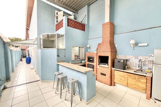 Área comum - Churrasqueira de casa à venda com 3 quartos, 250m² em Jardim São Paulo, São Paulo