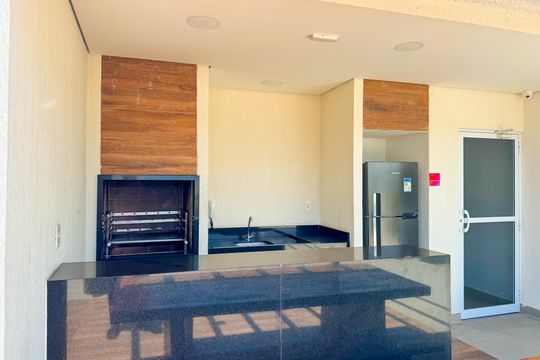 Churrasqueira de kitnet/studio para alugar com 1 quarto, 36m² em Vila Mariana, São Paulo