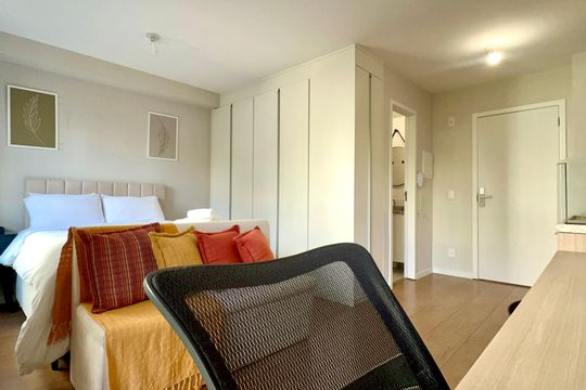Sala de kitnet/studio para alugar com 1 quarto, 27m² em Pinheiros, São Paulo