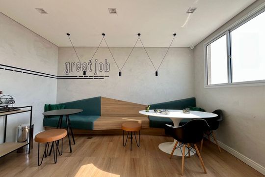 Área comum - Coworking de apartamento à venda com 2 quartos, 56m² em Conceicao, Campinas