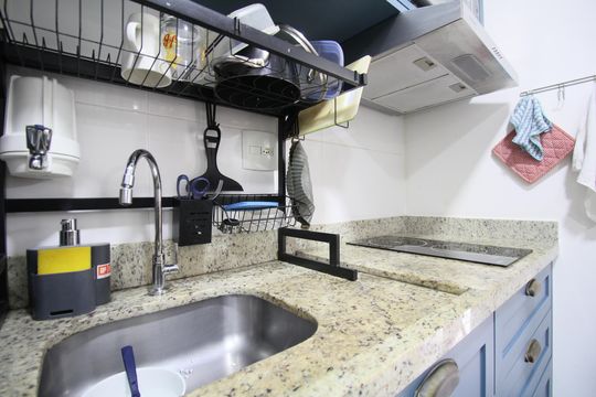 Cozinha de apartamento à venda com 1 quarto, 39m² em Vila Suzana, São Paulo