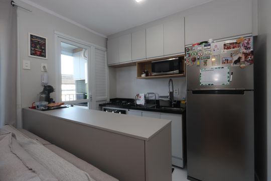 Cozinha de apartamento à venda com 2 quartos, 45m² em Vila Prudente, São Paulo