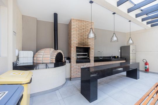 Churrasqueira de apartamento à venda com 2 quartos, 56m² em Vila Anglo Brasileira, São Paulo