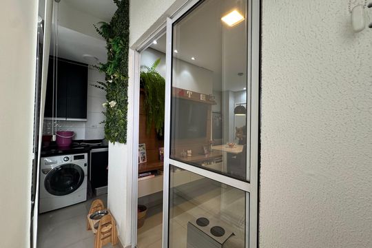 Sacada de apartamento à venda com 1 quarto, 35m² em Jaguaribe, Osasco