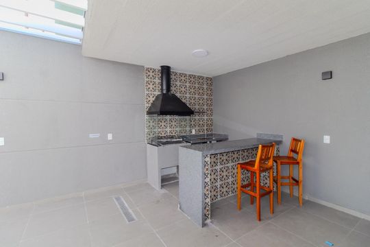 Área comum - Churrasqueira de apartamento para alugar com 2 quartos, 30m² em Jardim Imperador (zona Leste), São Paulo