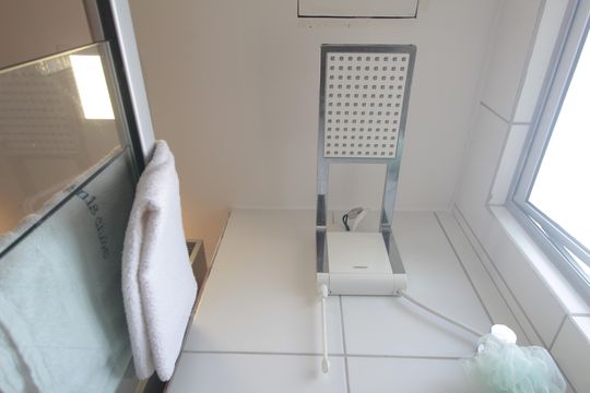 Banheiro da Suite de apartamento à venda com 2 quartos, 50m² em Castelo, Belo Horizonte