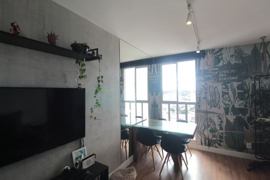 Sala de apartamento à venda com 2 quartos, 50m² em Castelo, Belo Horizonte