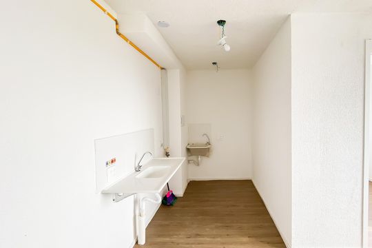 Cozinha  de apartamento à venda com 2 quartos, 34m² em Vila Silvia, São Paulo