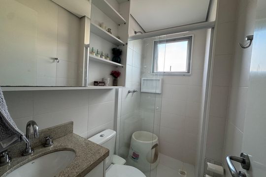 Banheiro da Suíte 2 de apartamento à venda com 2 quartos, 72m² em Bela Vista, Osasco
