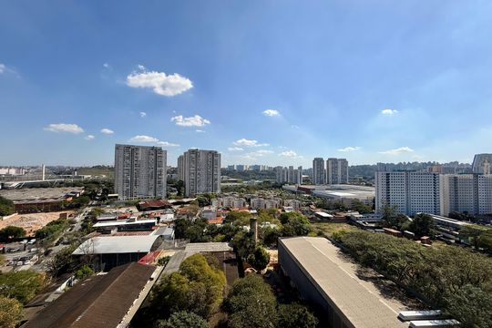 Vista da Sala de apartamento à venda com 2 quartos, 34m² em Santo Amaro, São Paulo