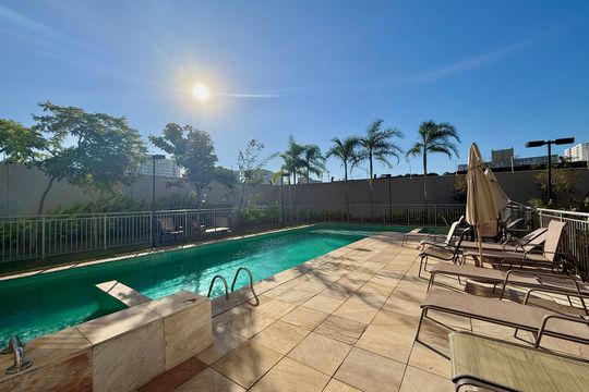 Área comum de apartamento à venda com 2 quartos, 34m² em Santo Amaro, São Paulo