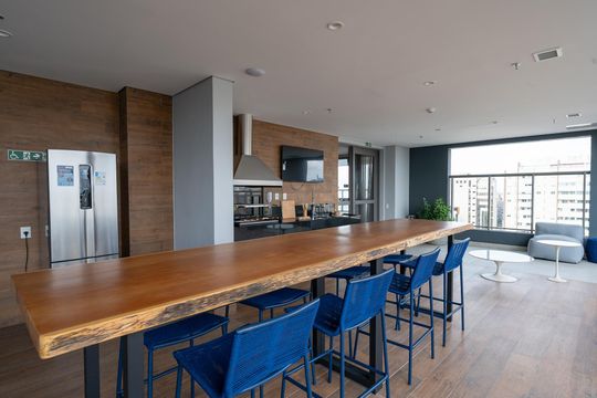Churrasqueria de apartamento à venda com 1 quarto, 54m² em Vila Clementino, São Paulo