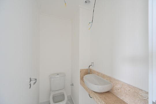 Lavabo de apartamento à venda com 1 quarto, 54m² em Vila Clementino, São Paulo