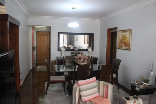 Sala de apartamento à venda com 3 quartos, 99m² em Santo Antônio, São Caetano do Sul