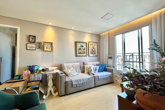 Sala de apartamento à venda com 2 quartos, 65m² em Jardim Oriental, São Paulo