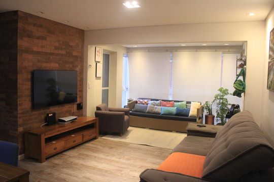 Sala de apartamento à venda com 3 quartos, 107m² em Santo Antônio, São Caetano do Sul