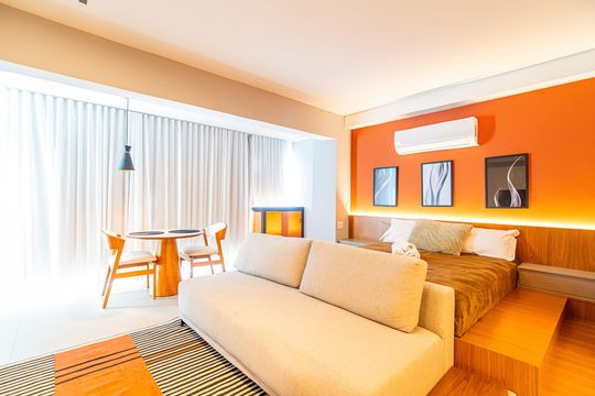 Studio de kitnet/studio para alugar com 1 quarto, 40m² em Consolação, São Paulo