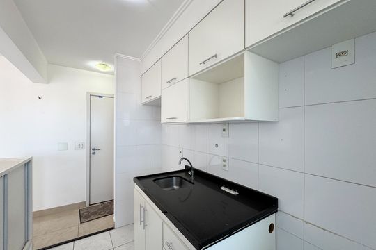 Cozinha  de apartamento à venda com 2 quartos, 55m² em Independência, São Bernardo do Campo