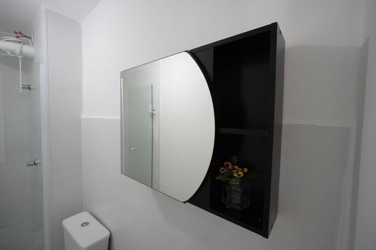 Banheiro de apartamento à venda com 2 quartos, 35m² em Cambuci, São Paulo