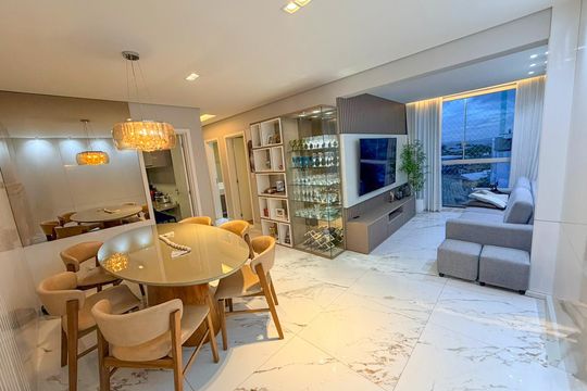 Sala de apartamento à venda com 2 quartos, 103m² em Inconfidência, Belo Horizonte