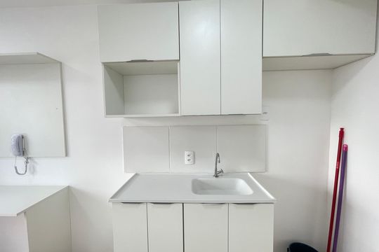 Stúdio/Sala/Cozinha de kitnet/studio para alugar com 1 quarto, 17m² em Ferreira, São Paulo