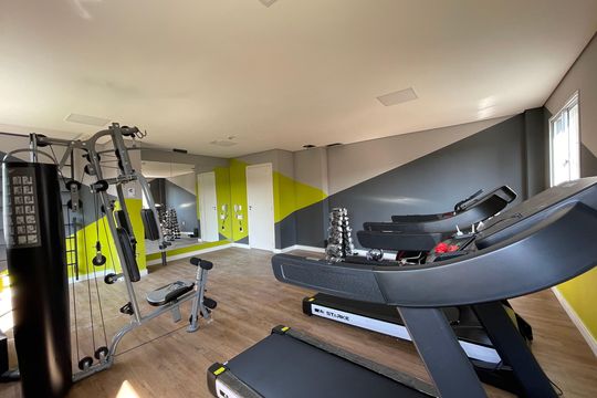 Área comum de kitnet/studio para alugar com 1 quarto, 17m² em Ferreira, São Paulo