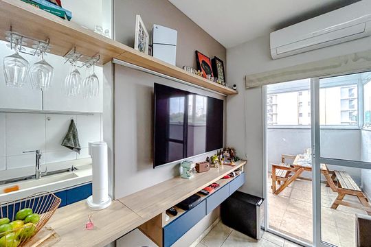 Sala de apartamento à venda com 1 quarto, 63m² em Penha de França, São Paulo