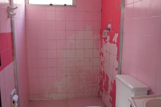Banheiro social de apartamento à venda com 2 quartos, 55m² em Vila Cruzeiro, São Paulo