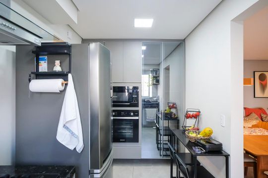 Cozinha de apartamento à venda com 2 quartos, 84m² em Fundação, São Caetano do Sul