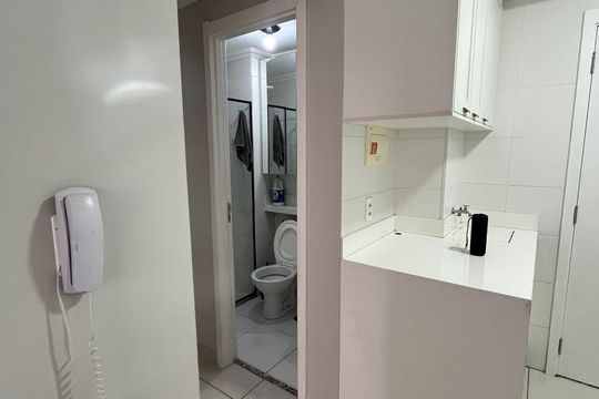 Cozinha de apartamento para alugar com 2 quartos, 33m² em Fazenda Aricanduva, São Paulo