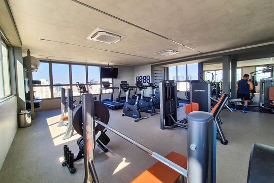 Academia de apartamento para alugar com 1 quarto, 30m² em Higienópolis, São Paulo