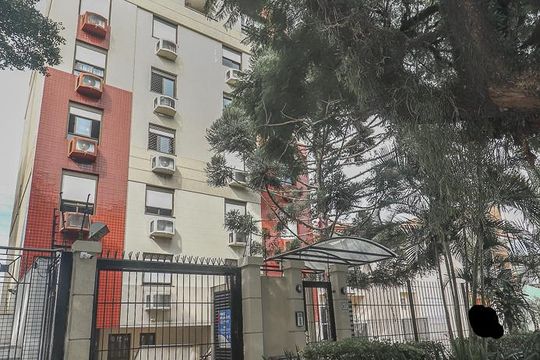Fachada de apartamento à venda com 1 quarto, 50m² em Jardim Floresta, Porto Alegre
