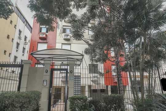 Fachada de apartamento à venda com 1 quarto, 50m² em Jardim Floresta, Porto Alegre