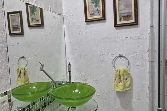 Banheiro de casa para alugar com 2 quartos, 70m² em Jardim Oriental, São Paulo