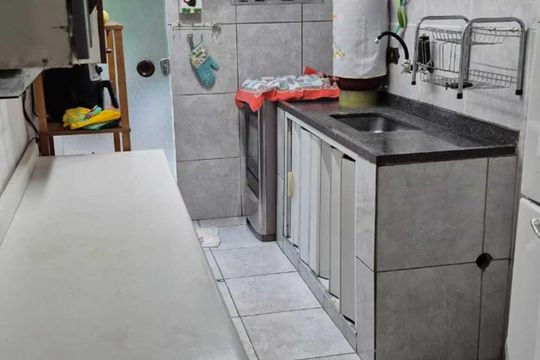Cozinha de casa para alugar com 2 quartos, 70m² em Jardim Oriental, São Paulo