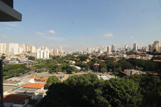 Vista do Quarto de apartamento para alugar com 2 quartos, 40m² em Jardim Aurelia, São Paulo