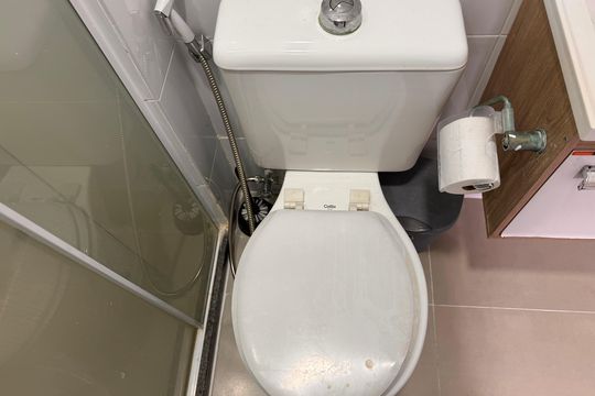 Suíte 2 - Banheiro de apartamento à venda com 3 quartos, 80m² em Barra da Tijuca, Rio de Janeiro
