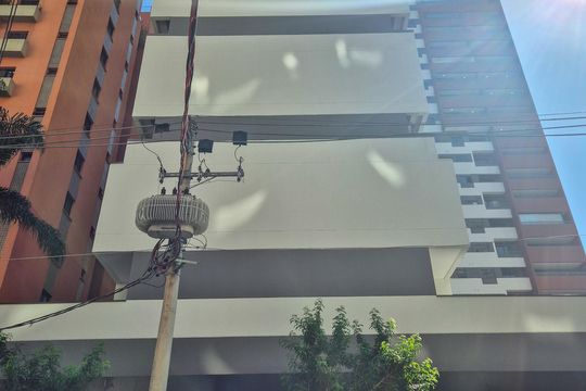 Fachada do Prédio de apartamento à venda com 1 quarto, 25m² em Vila Nova Conceição, São Paulo