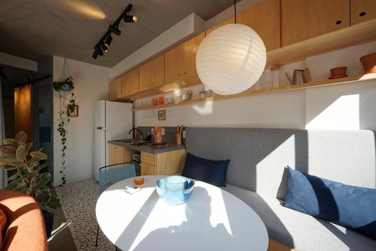 Cozinha de kitnet/studio à venda com 1 quarto, 34m² em Vila Mariana, São Paulo