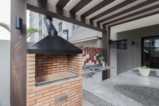 Área comum - Churrasqueira de apartamento para alugar com 2 quartos, 38m² em Vila Campanela, São Paulo