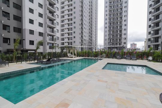Área comum - Piscina de apartamento para alugar com 2 quartos, 38m² em Vila Campanela, São Paulo