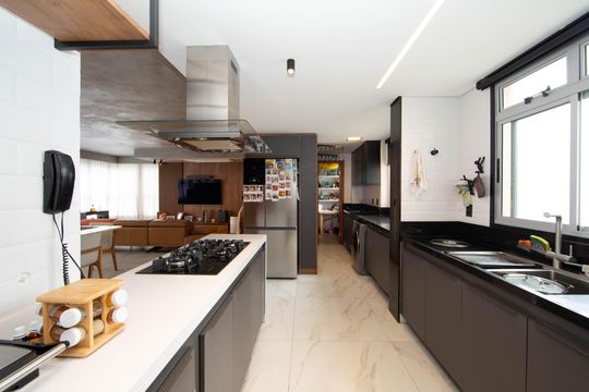 COZINHA de apartamento à venda com 4 quartos, 148m² em Luxemburgo, Belo Horizonte