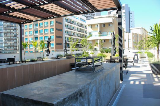 Área comum - Churrasqueira de apartamento à venda com 1 quarto, 24m² em Vila Nova Conceição, São Paulo