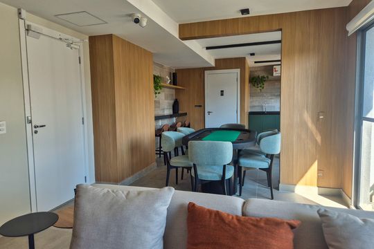 Sala de Jogos de apartamento à venda com 1 quarto, 24m² em Vila Nova Conceição, São Paulo