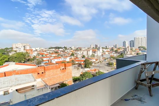 Varanda  da sala de apartamento à venda com 2 quartos, 77m² em Cidade Patriarca, São Paulo